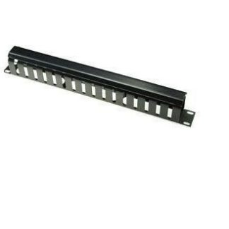 1U metal cable management with cap